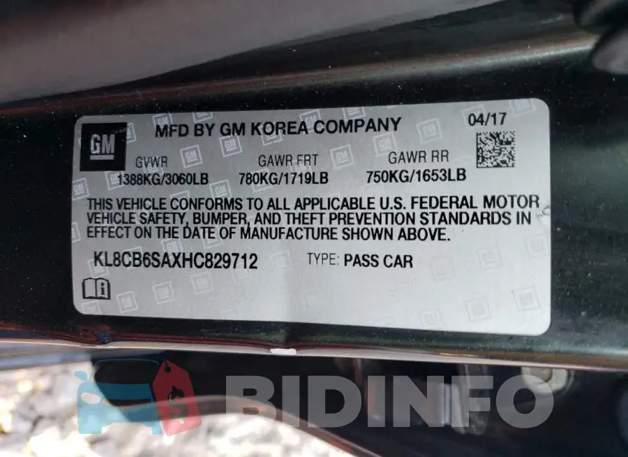 KL8CB6SAXHC829712 Photo# 12