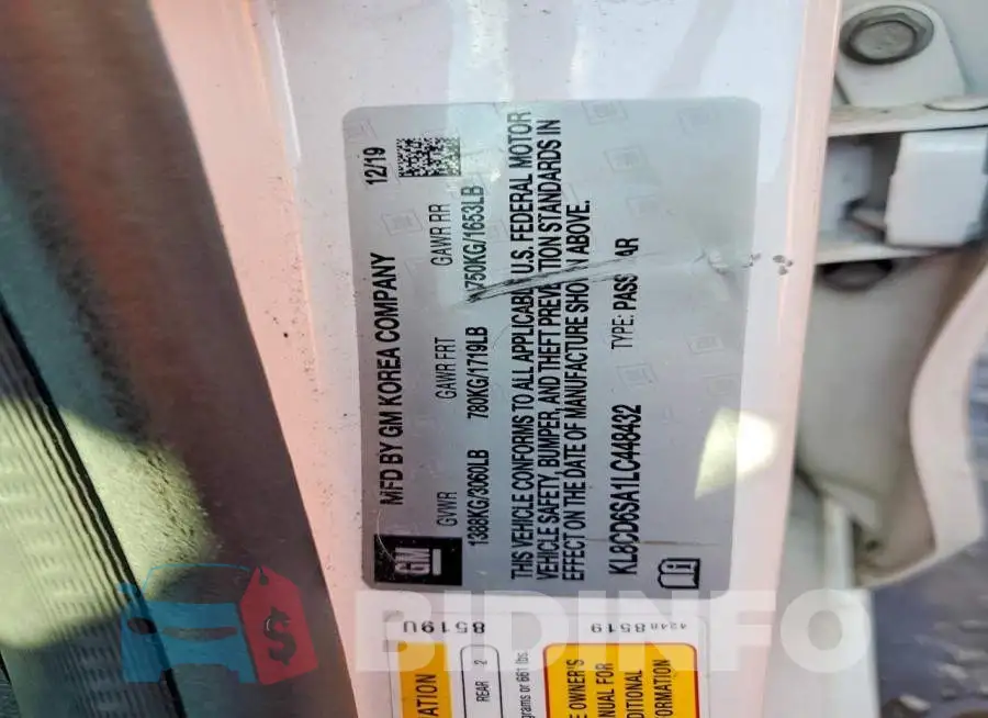 KL8CD6SA1LC448432 Photo# 12