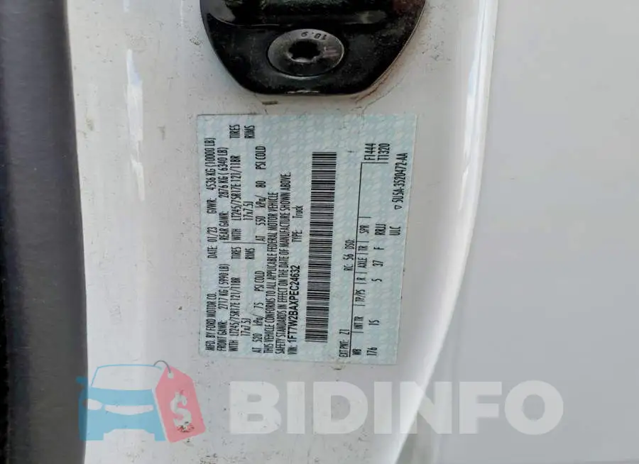 1FT7W2BAXPEC24632 Photo# 12