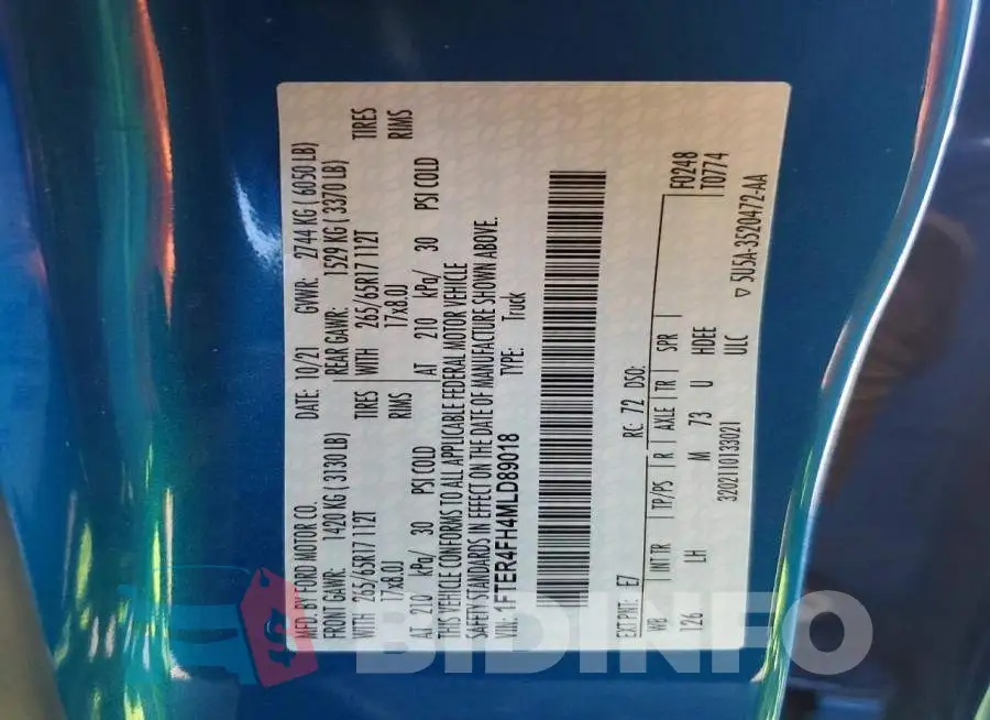 1FTER4FH4MLD89018 Photo# 13