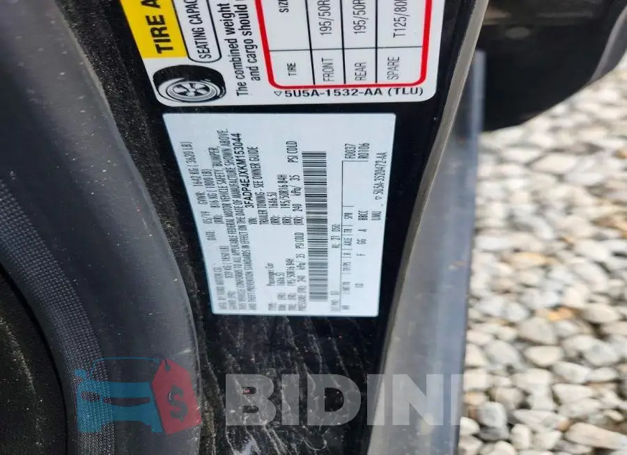 3FADP4EJXKM153044 Photo# 14