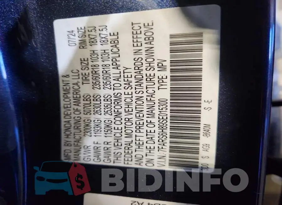 7FARS6H89SE015300 Photo# 14