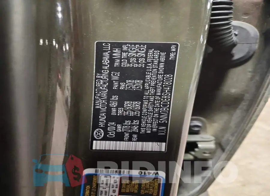 5NMJBCDE8SH478028 Photo# 14