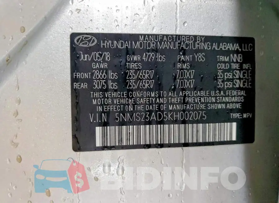 5NMS23AD5KH002075 Photo# 12