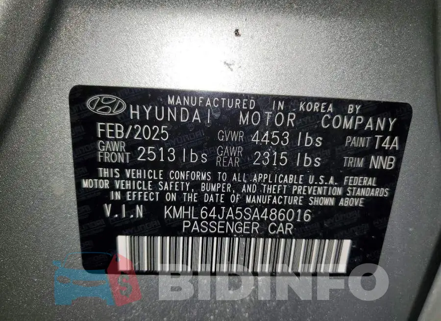 KMHL64JA5SA486016 Photo# 13