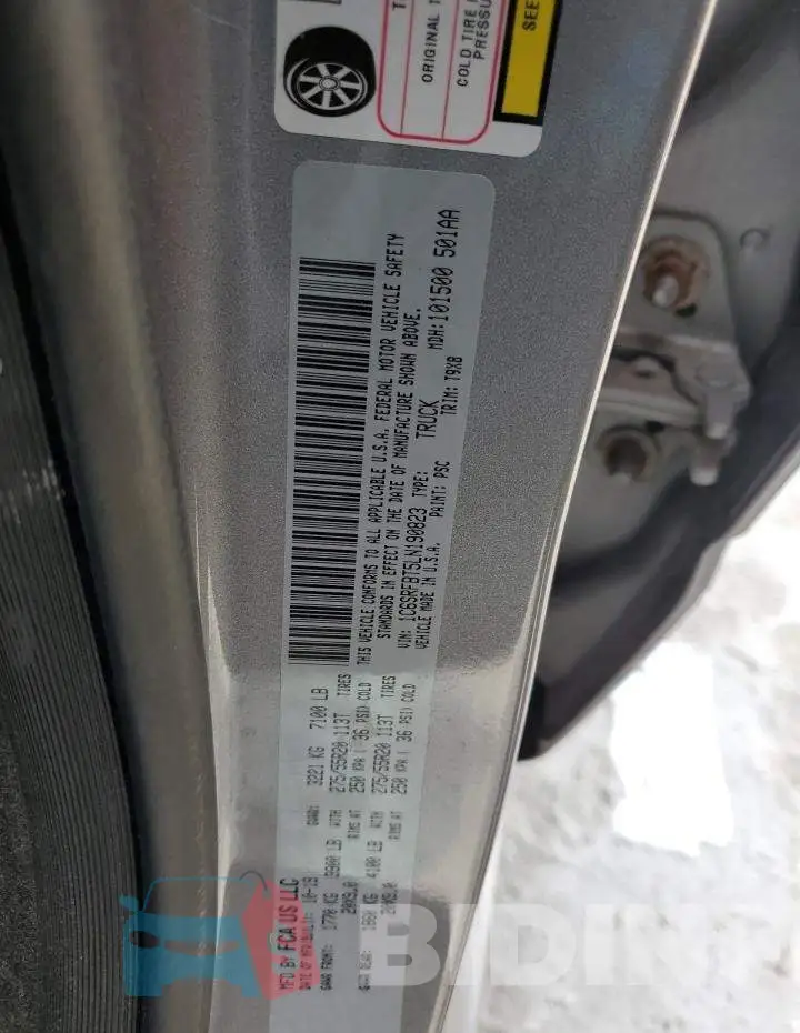 1C6SRFBT5LN190823 Photo# 13