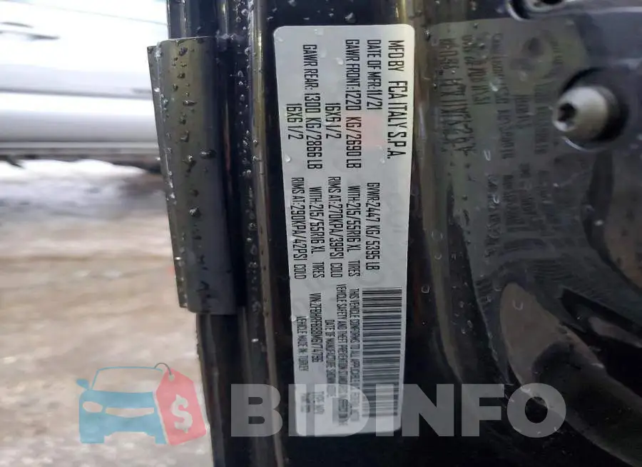 ZFBHRFBB8M6V74796 Photo# 13