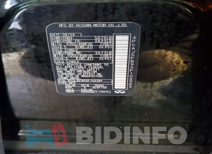 3PCAJ5FB9SF102389 Photo# 13