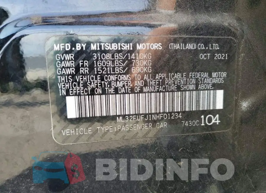 ML32FUFJ1NHF01234 Photo# 12