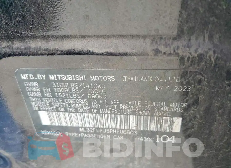 ML32FUFJ5PHF06603 Photo# 12