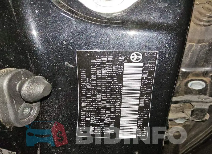 5YFEPMAE7NP330640 Photo# 12