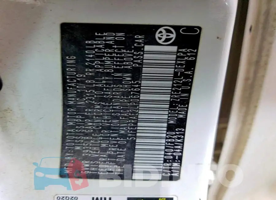 5YFEPRAE2LP067645 Photo# 12