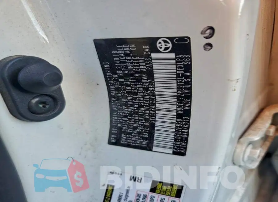 5YFEPRAEXLP129857 Photo# 12