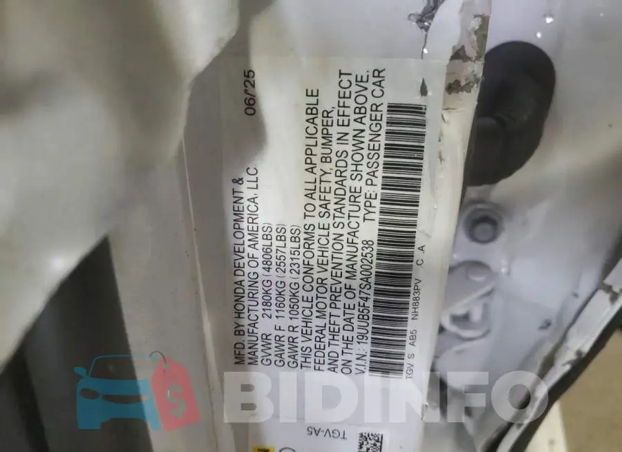 19UUB5F47SA002538 Photo# 12