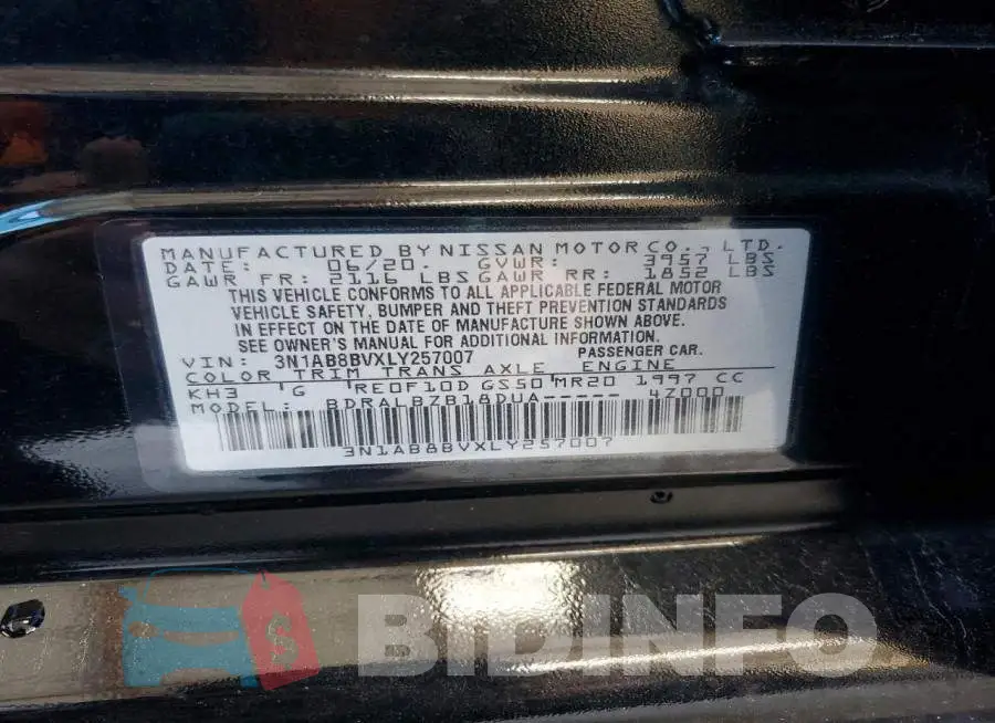 3N1AB8BVXLY257007 Photo# 12