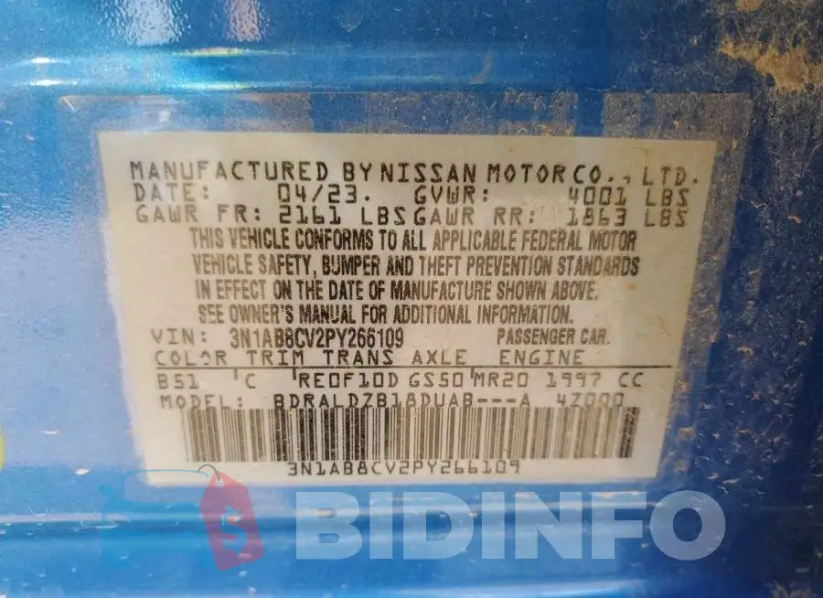 3N1AB8CV2PY266109 Photo# 12