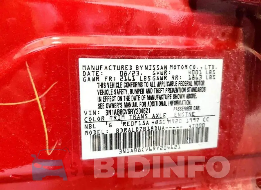 3N1AB8CV6RY204621 Photo# 12
