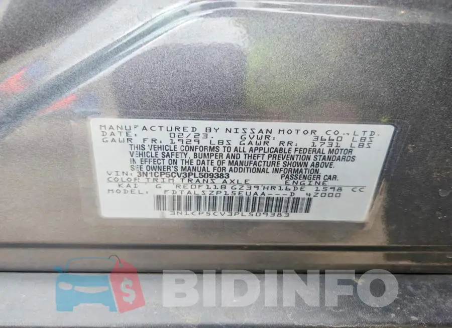 3N1CP5CV3PL509383 Photo# 13
