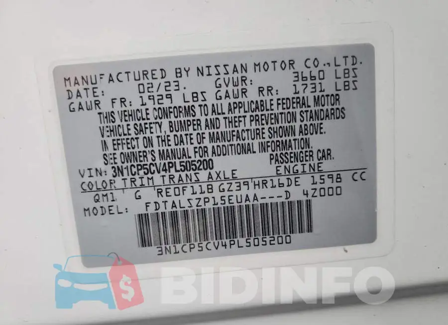 3N1CP5CV4PL505200 Photo# 13