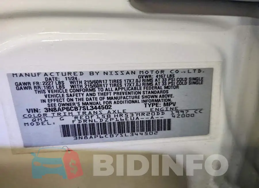 3N8AP6CB7SL344502 Photo# 14
