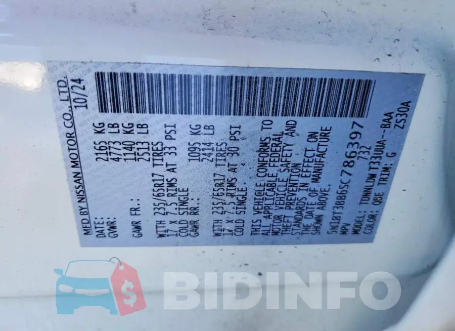 5N1BT3BB6SC786397 Photo# 13