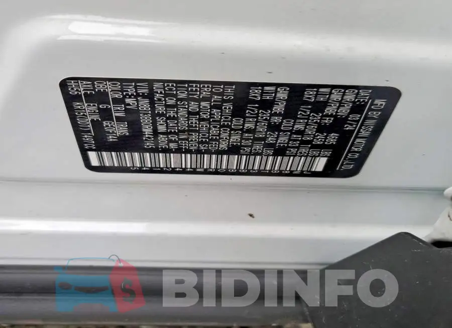 JN8BT3BB0RW442145 Photo# 13
