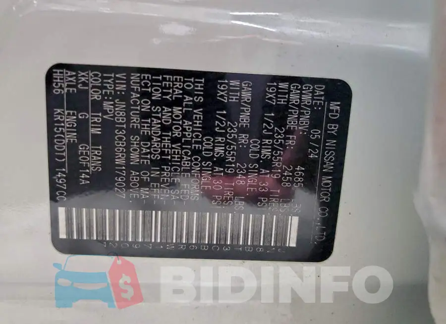 JN8BT3CB6RW179027 Photo# 13