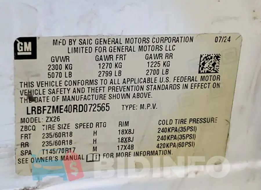 LRBFZME40RD072565 Photo# 13