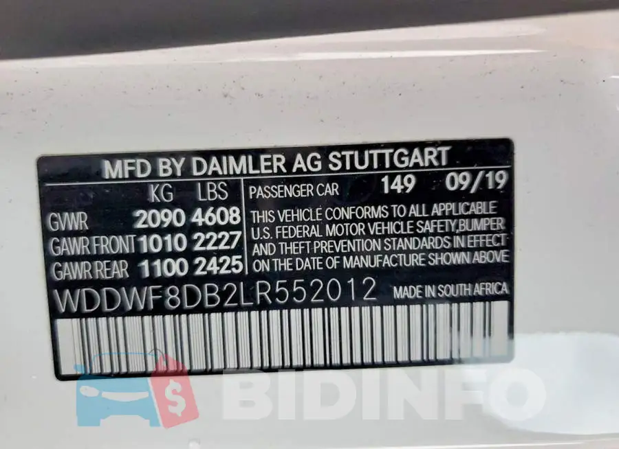 WDDWF8DB2LR552012 Photo# 12