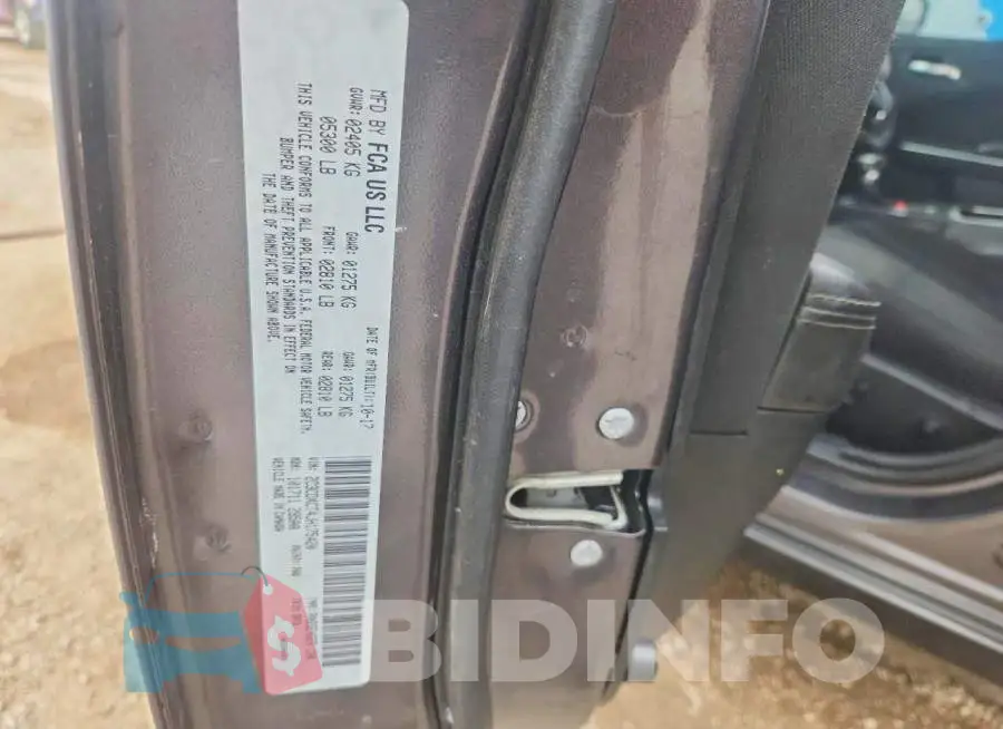 2C3CDXCT4JH175420 Photo# 12
