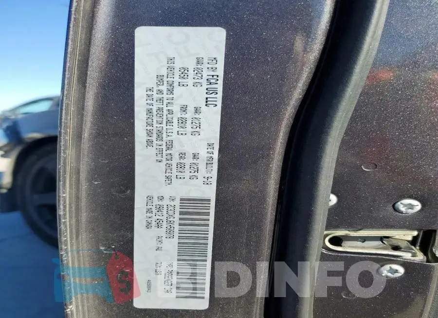 2C3CDXGJ6KH508078 Photo# 13