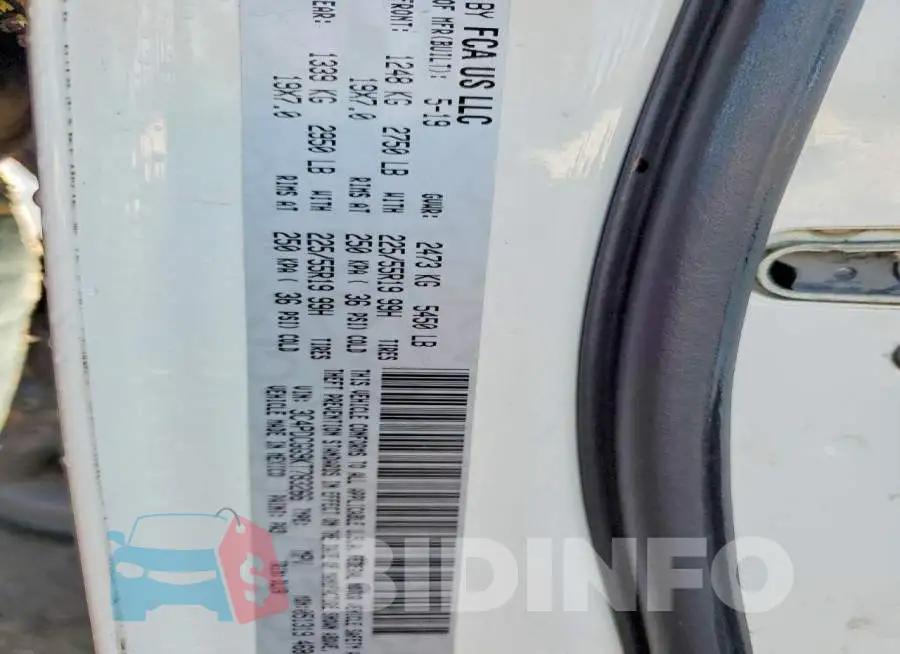 3C4PDCGG9KT783266 Photo# 14