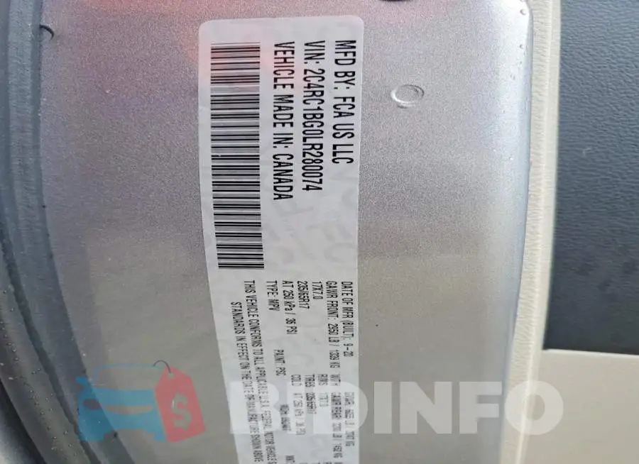 2C4RC1BG0LR280074 Photo# 13