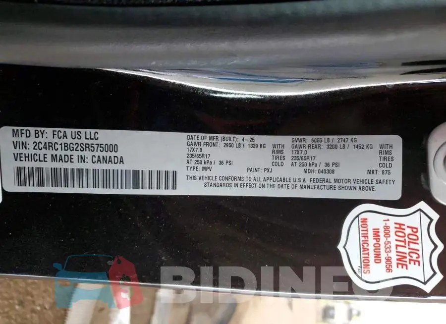 2C4RC1BG2SR575000 Photo# 14