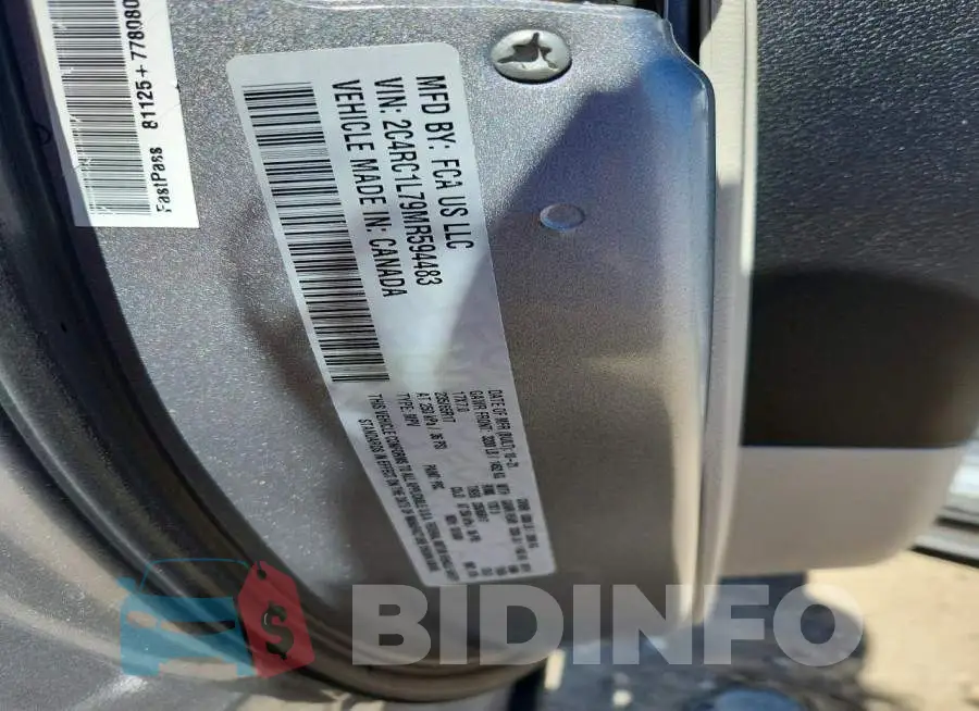2C4RC1L79MR594483 Photo# 13