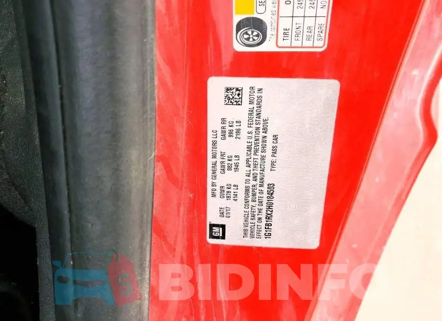 1G1FB1RX2H0184503 Photo# 13