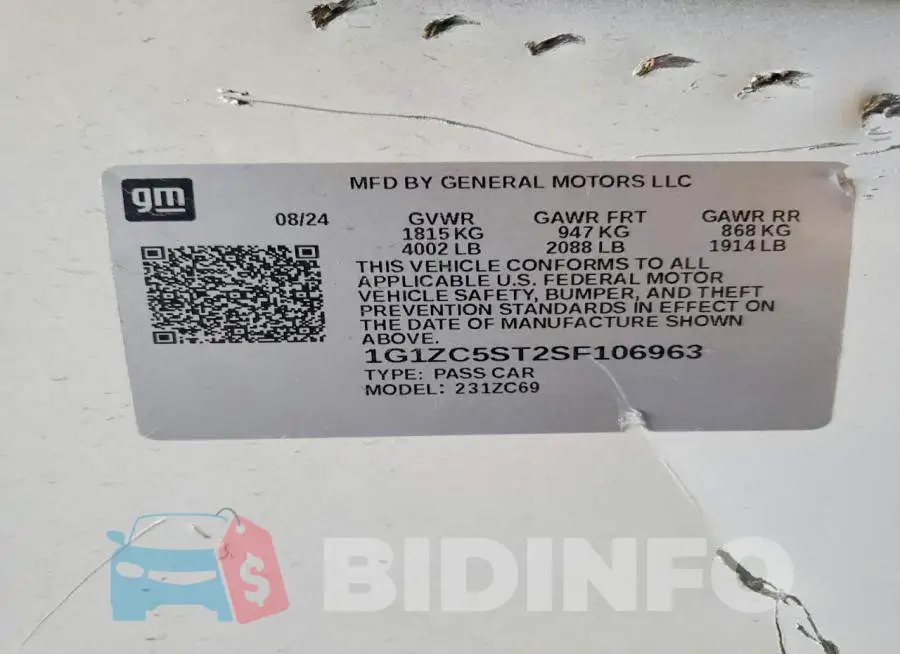 1G1ZC5ST2SF106963 Photo# 12