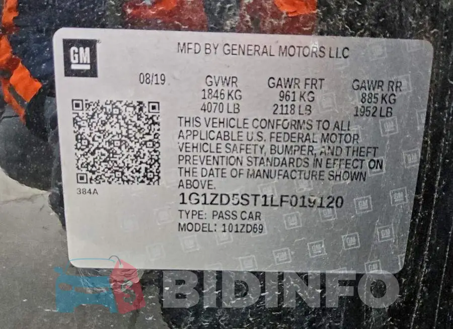 1G1ZD5ST1LF019120 Photo# 12