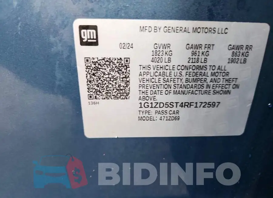 1G1ZD5ST4RF172597 Photo# 12