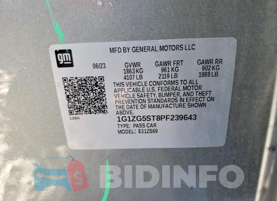 1G1ZG5ST8PF239643 Photo# 12