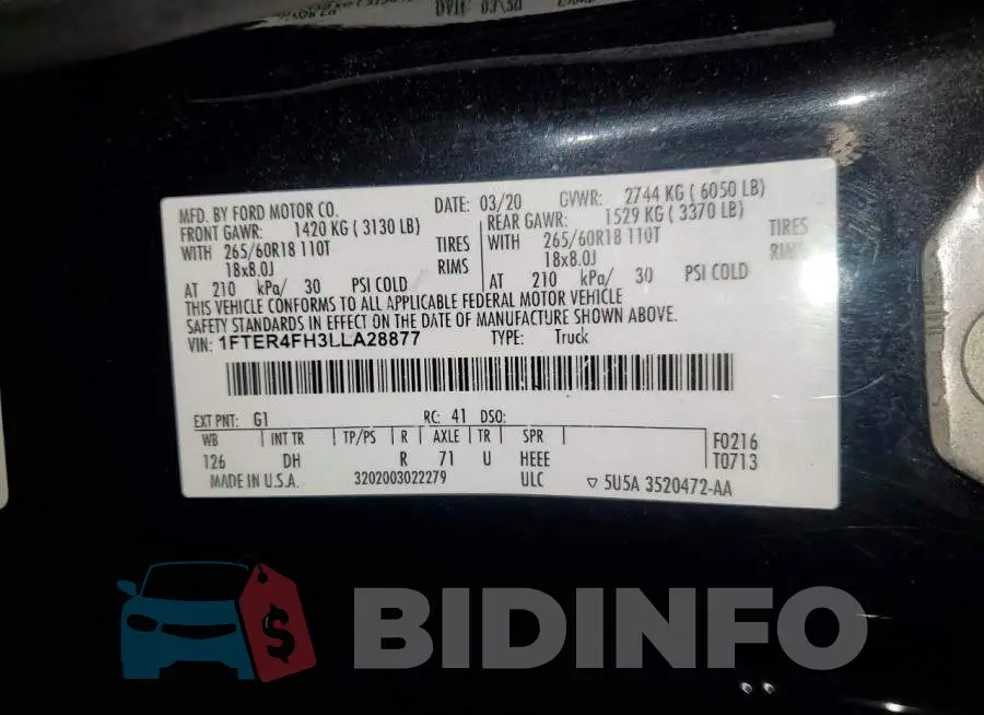 1FTER4FH3LLA28877 Photo# 12
