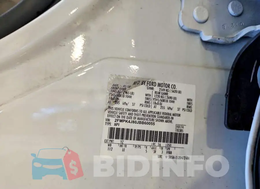 2FMPK4J80JBB60055 Photo# 12