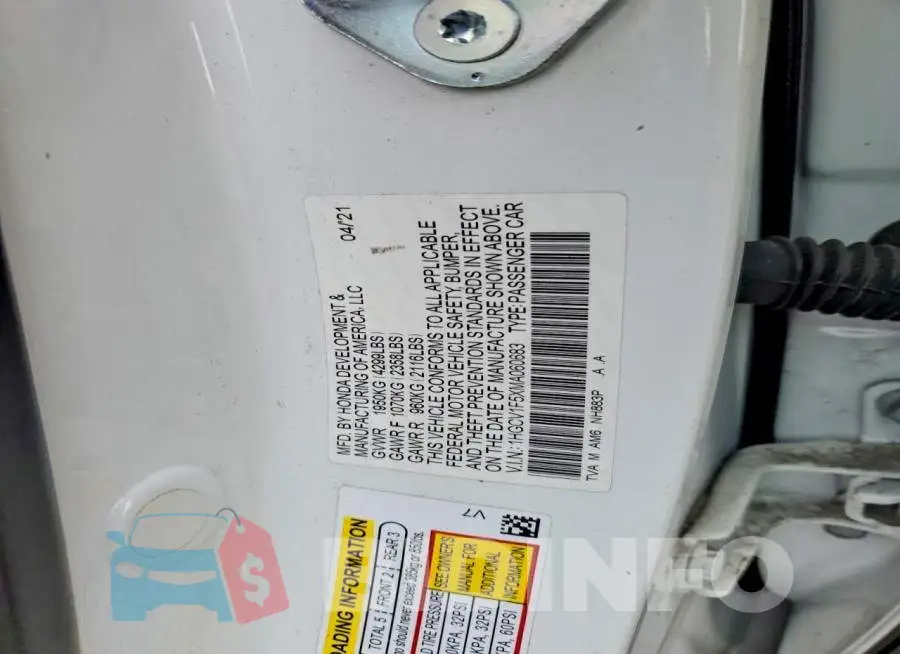 1HGCV1F5XMA060683 Photo# 13