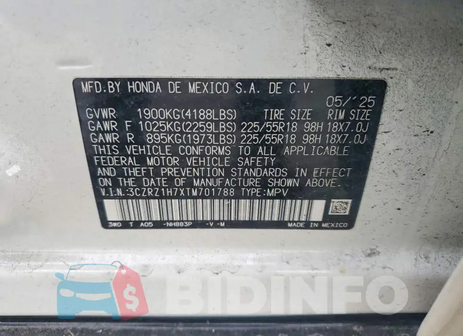 3CZRZ1H7XTM701788 Photo# 13