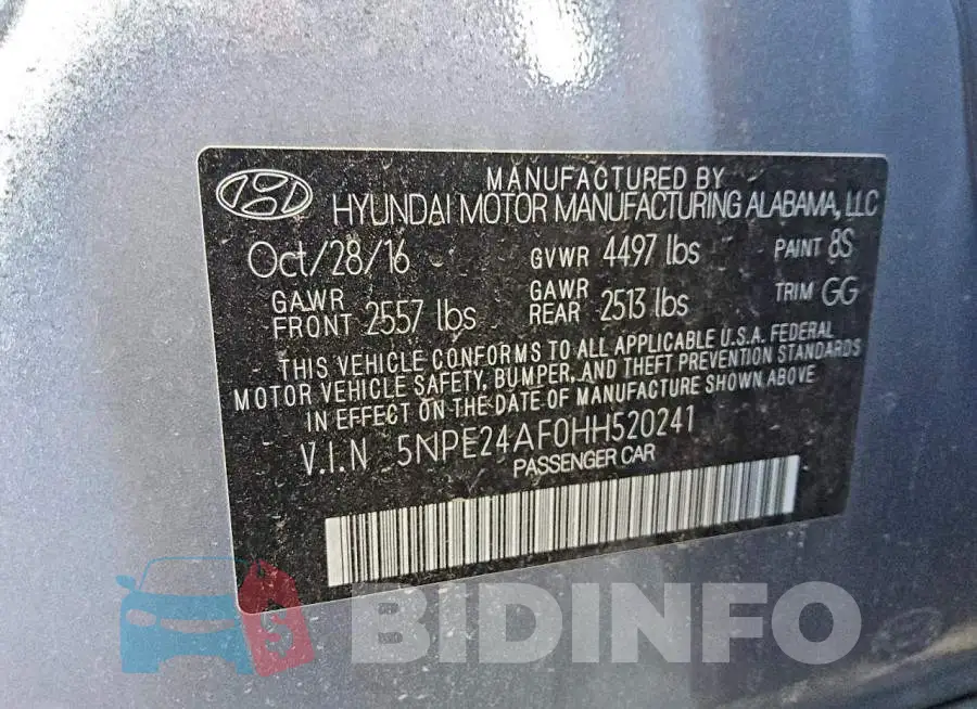 5NPE24AF0HH520241 Photo# 12