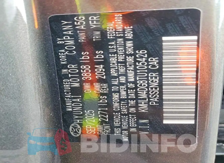 KMHLM4DG8TU105426 Photo# 12