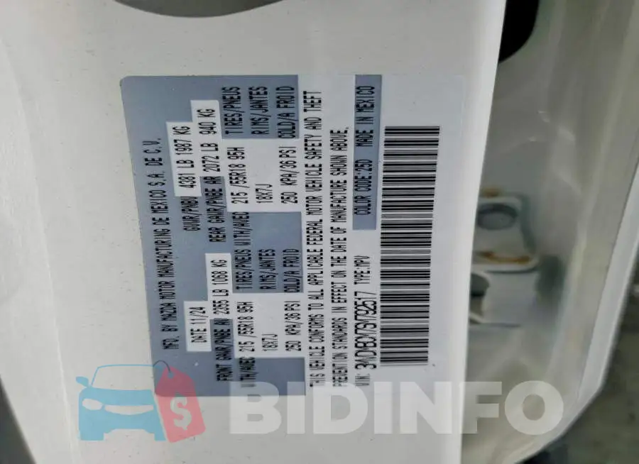 3MVDMBCM7SM792517 Photo# 12