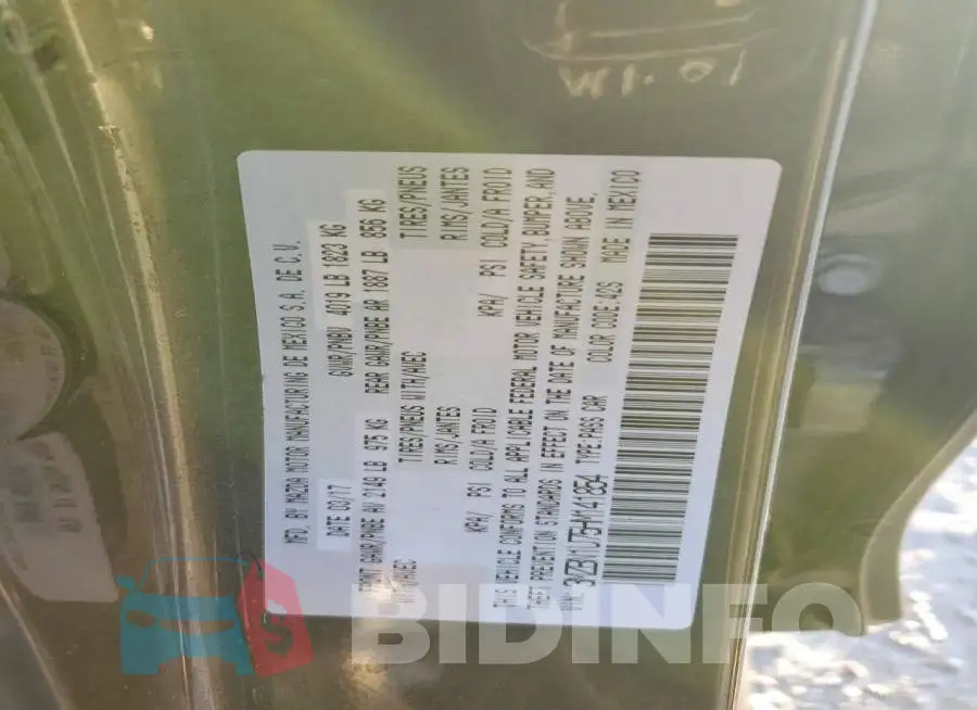 3MZBN1U75HM141854 Photo# 12