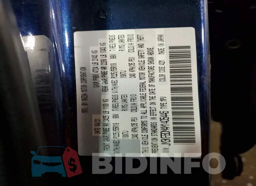 JM3KFBDM4M1405446 Photo# 13