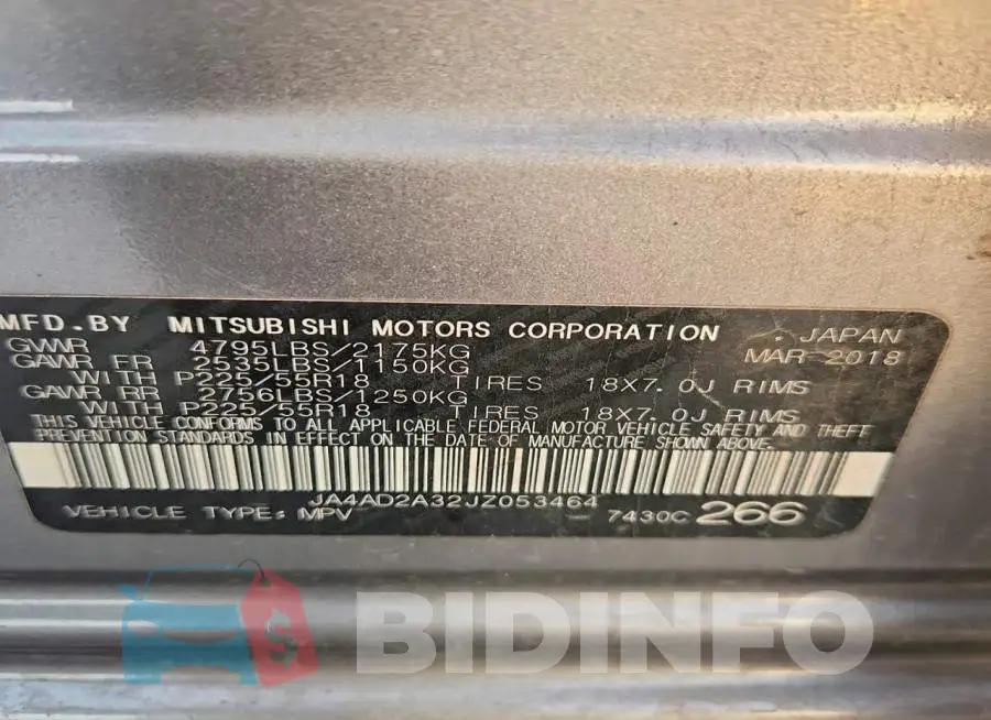 JA4AD2A32JZ053464 Photo# 12